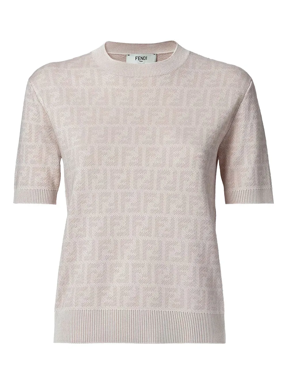 Ff Wool And Silk Short-Sleeved Jumper sold by Wanan Luxury