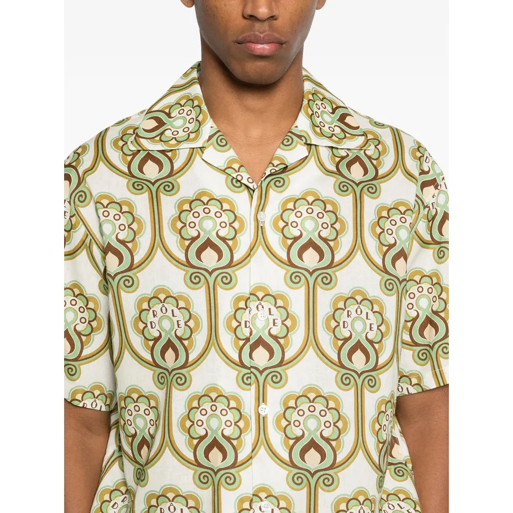 Shirts Green, Brown sold by Wanan Luxury product image thumbnail 5