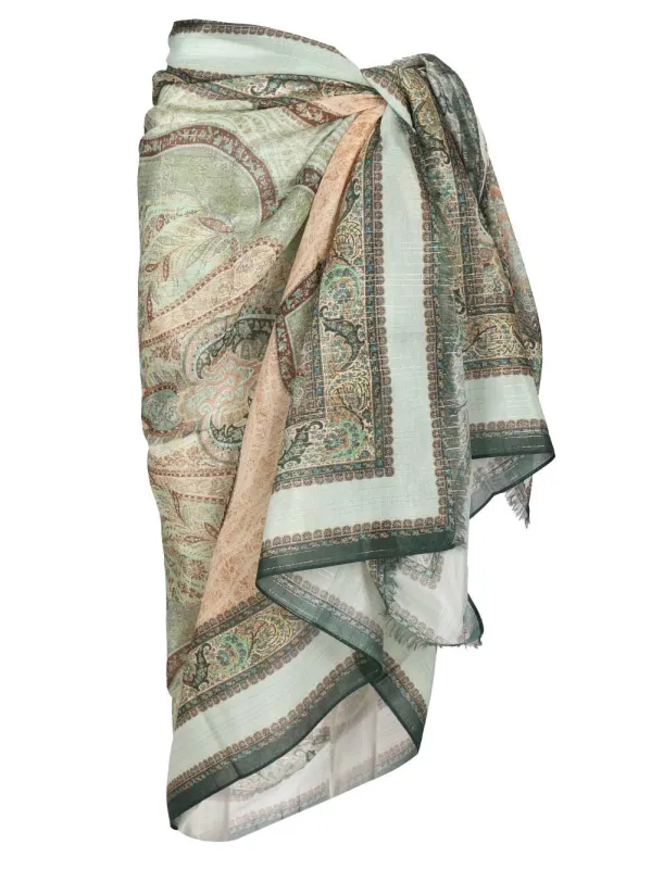 Cotton Pareo Skirts Multicolor made by Zimmermann