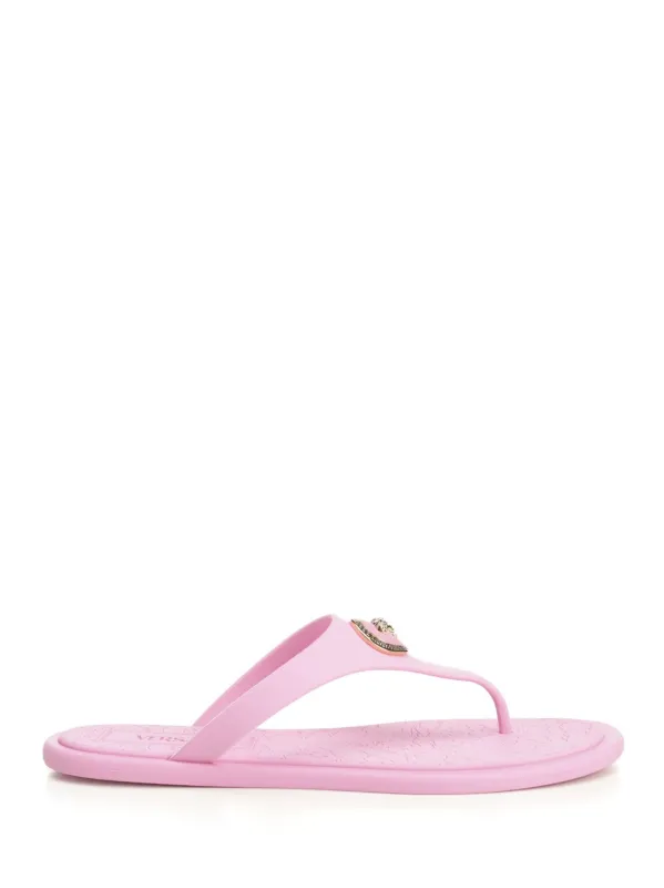 Rubber Slides Sandals Rose sold by Wanan Luxury