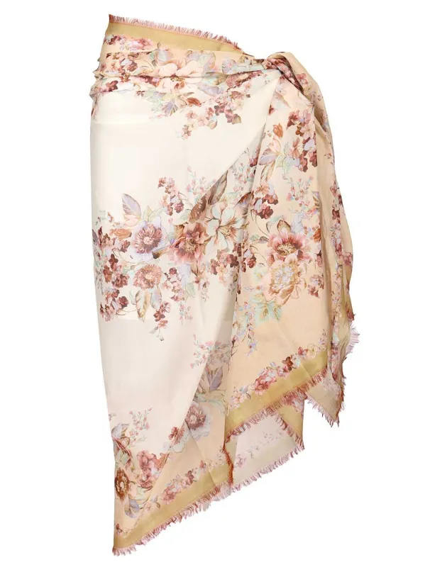 Cotton Pareo Skirts Multicolor made by Zimmermann