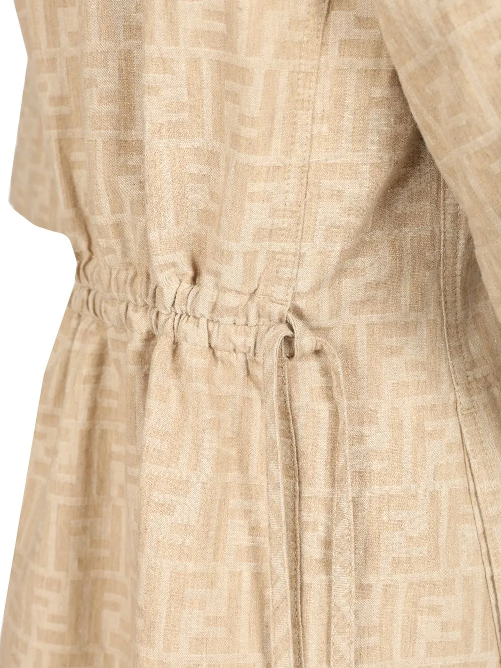 Ff Chambray Dress Dresses Beige sold by Wanan Luxury product image thumbnail 5