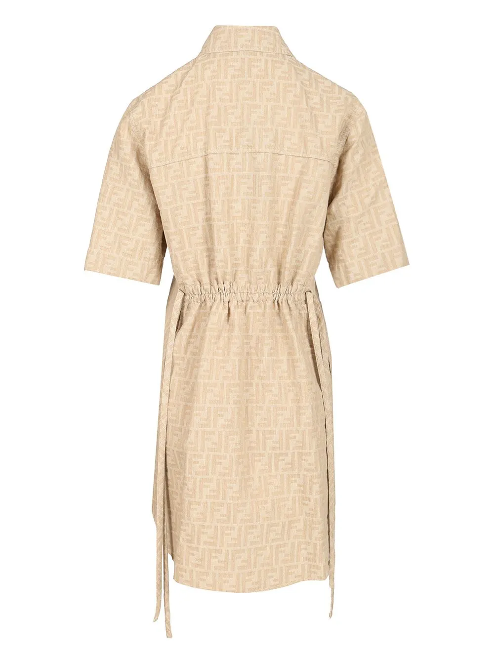 Ff Chambray Dress Dresses Beige sold by Wanan Luxury product image thumbnail 2