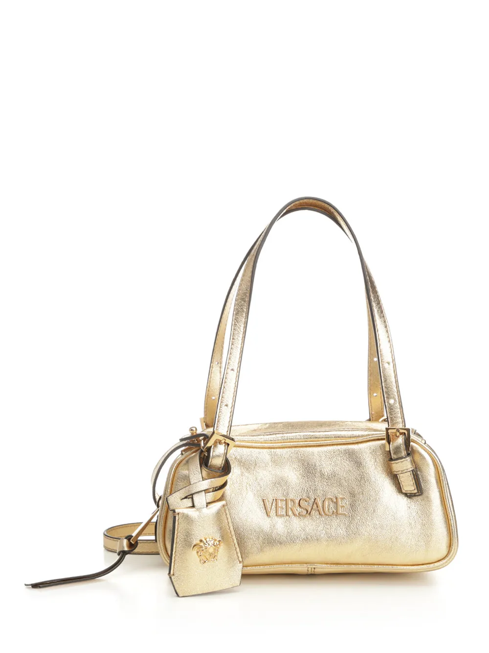 Versace Tag Shoulder Bags Gold sold by Wanan Luxury
