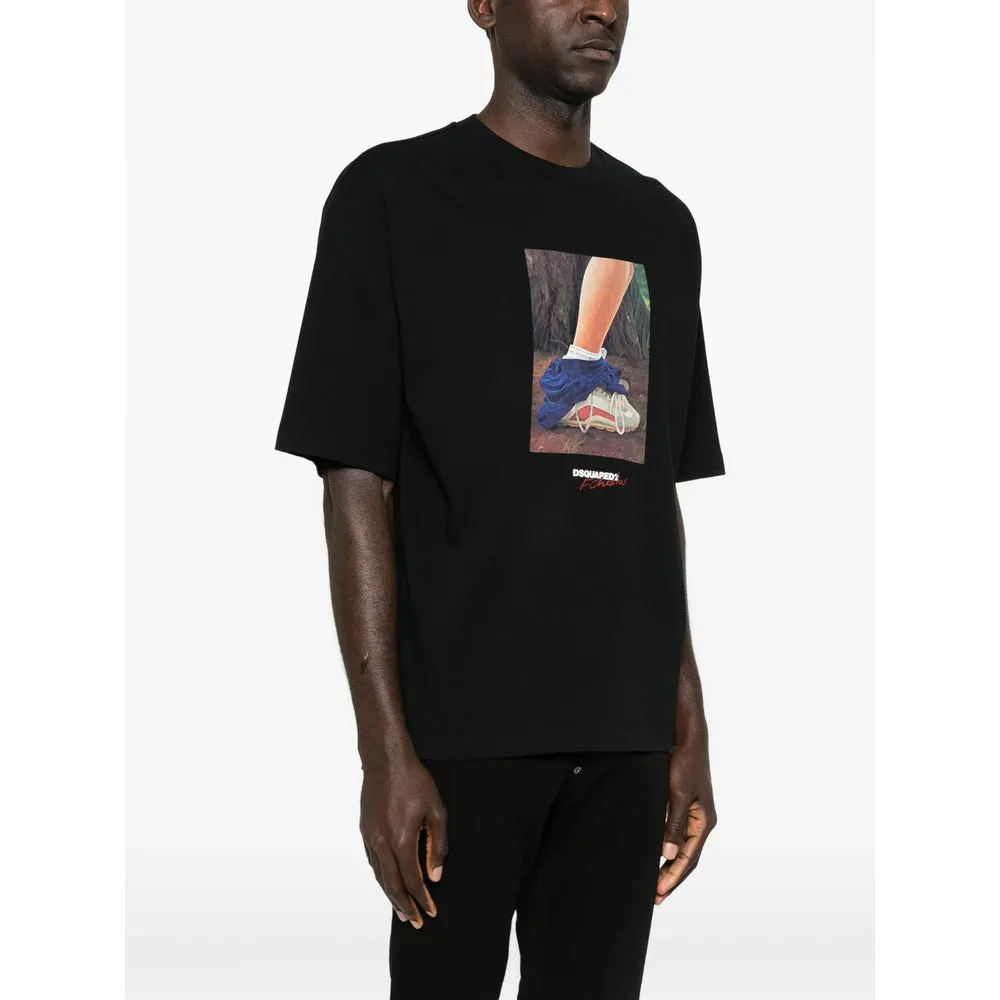 T Shirts Black sold by Wanan Luxury product image thumbnail 2