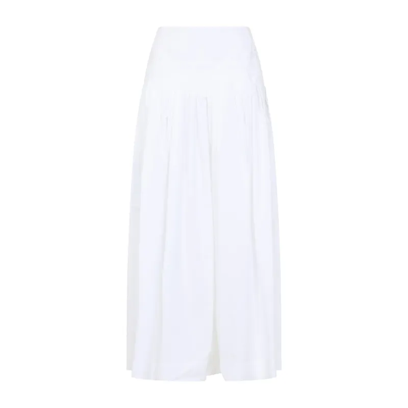 Midi Skirts White sold by Wanan Luxury