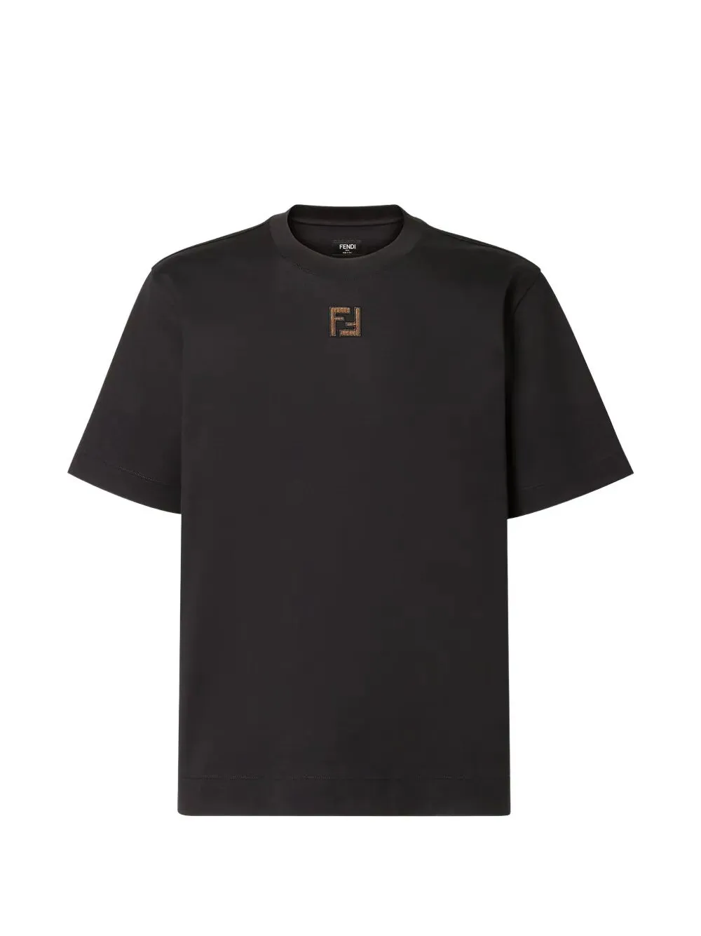 Corduroy Micro Ff Motif Cotton T-Shirt sold by Wanan Luxury