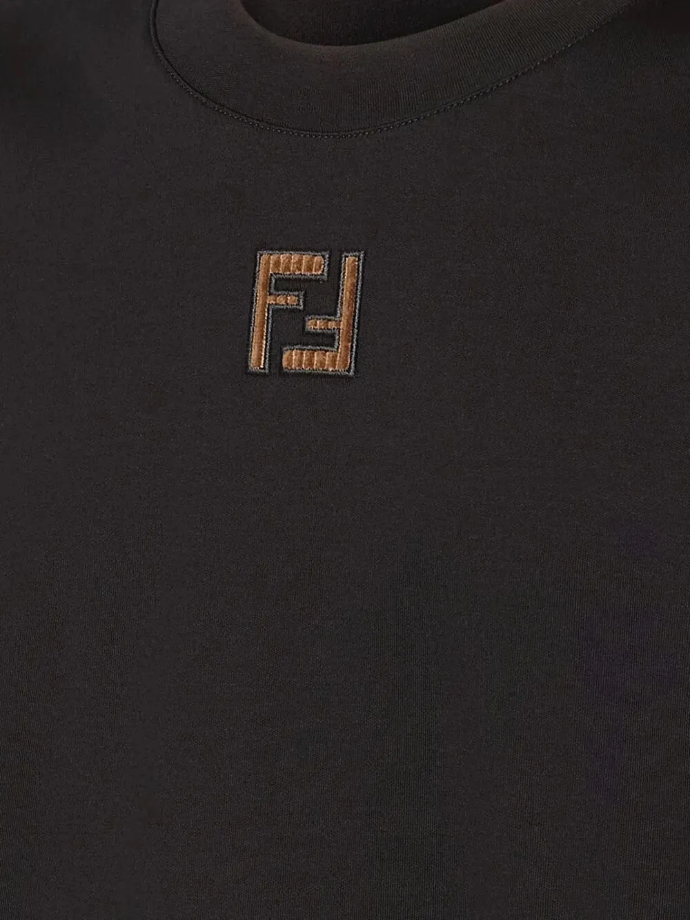 Corduroy Micro Ff Motif Cotton T-Shirt sold by Wanan Luxury product image thumbnail 3