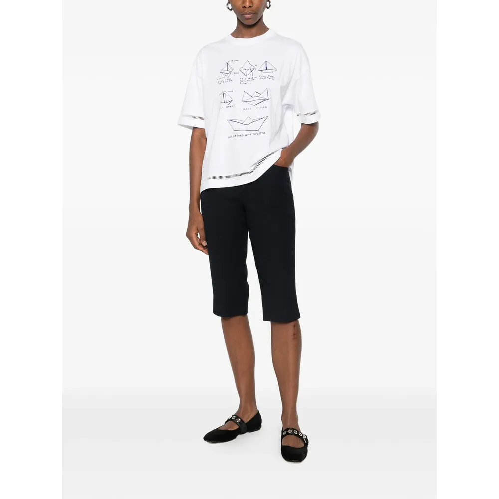 T Shirts White, Blue sold by Wanan Luxury product image thumbnail 3