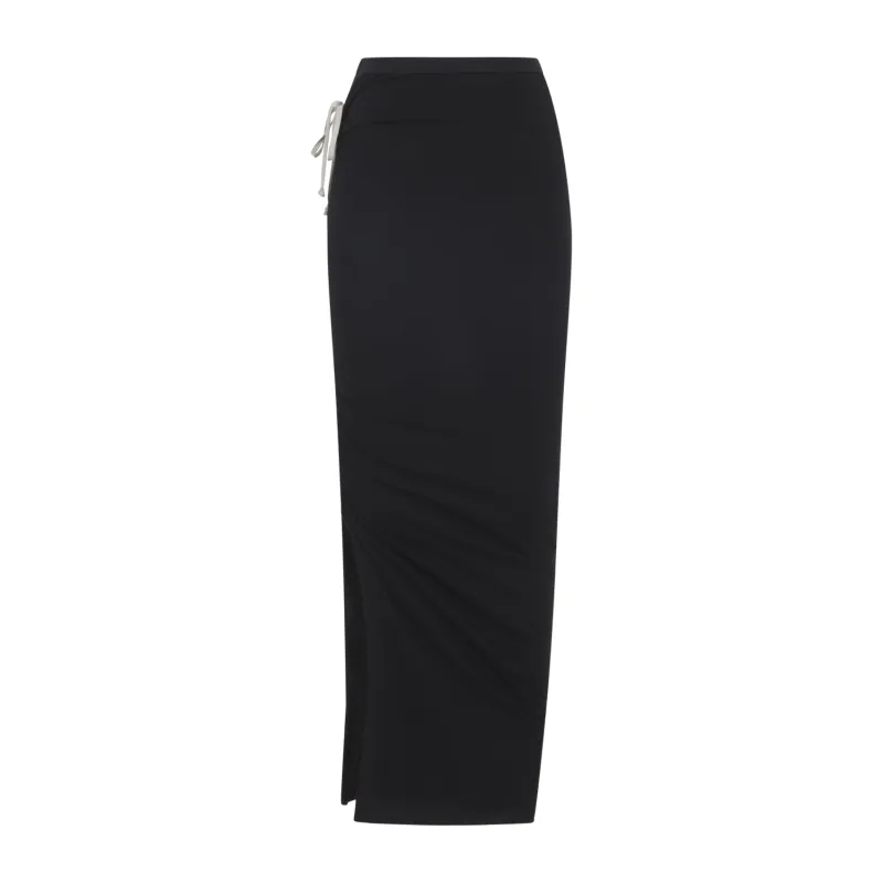 Midi Skirts Black sold by Wanan Luxury