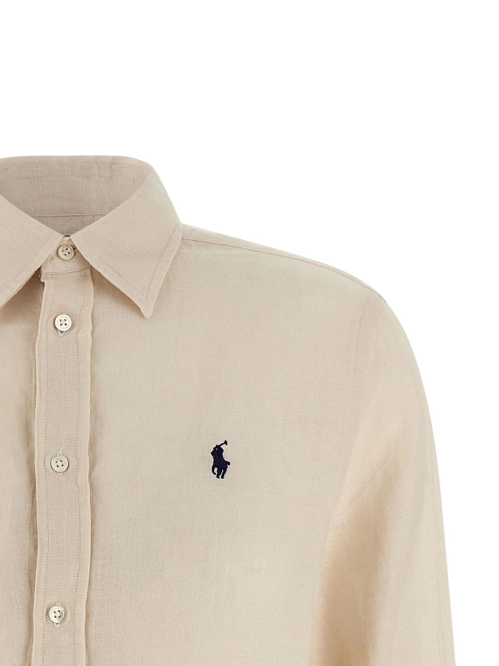 Linen Shirt Shirt And Blouse Beige sold by Wanan Luxury product image thumbnail 3