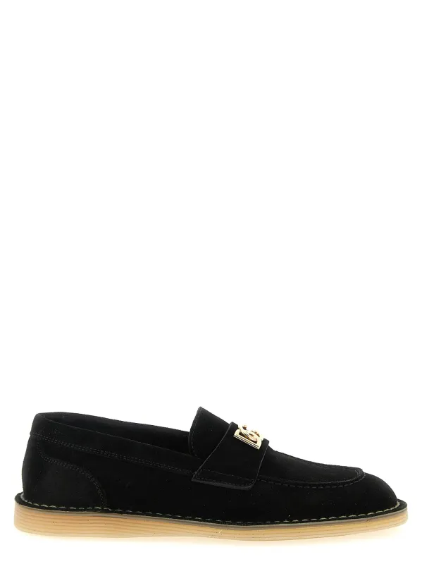 Casual Loafers Black made by Dolce & Gabanna