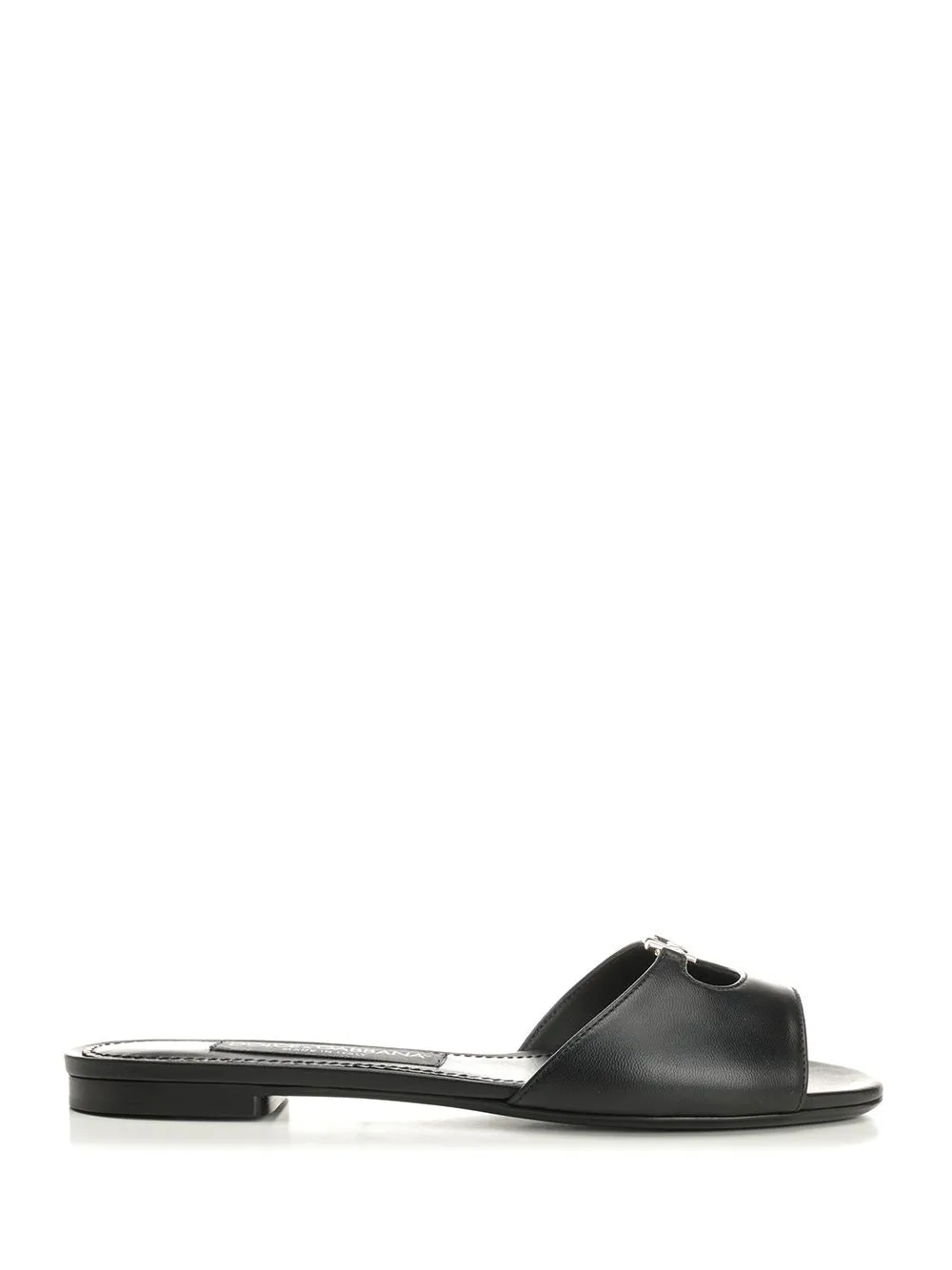 Leather Slides Sandals Black sold by Wanan Luxury