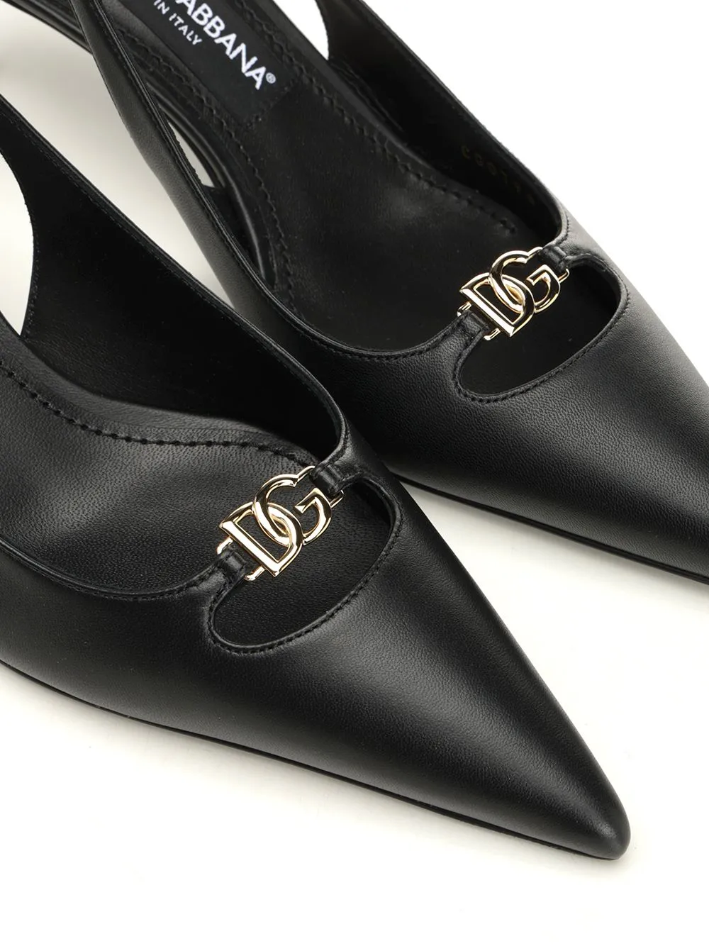 Lollo Slingback In Nappa Pumps Black sold by Wanan Luxury product image thumbnail 5