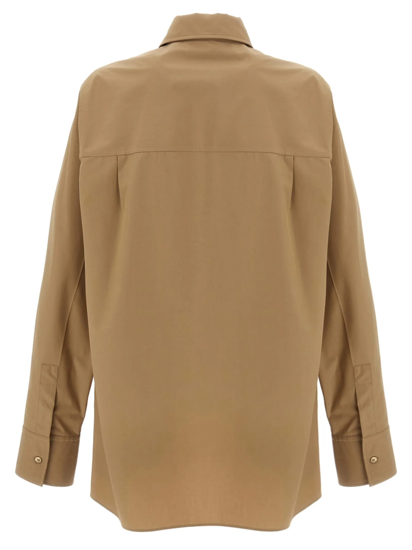 Embossed Logo Shirt Shirt And Blouse Beige sold by Wanan Luxury product image thumbnail 2