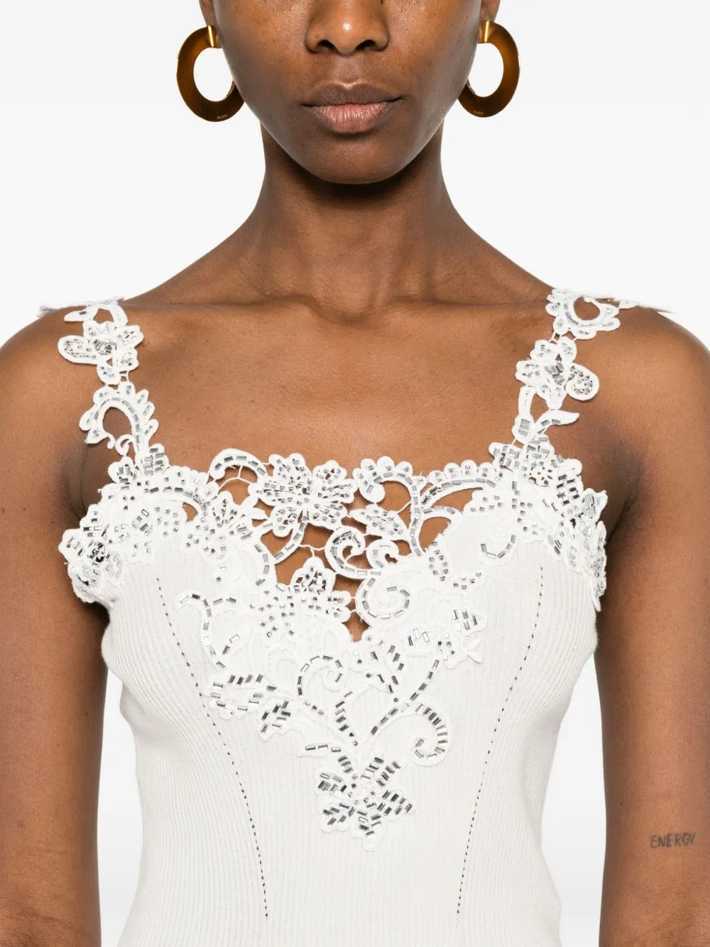 Knitted Tank Top sold by Wanan Luxury product image thumbnail 2