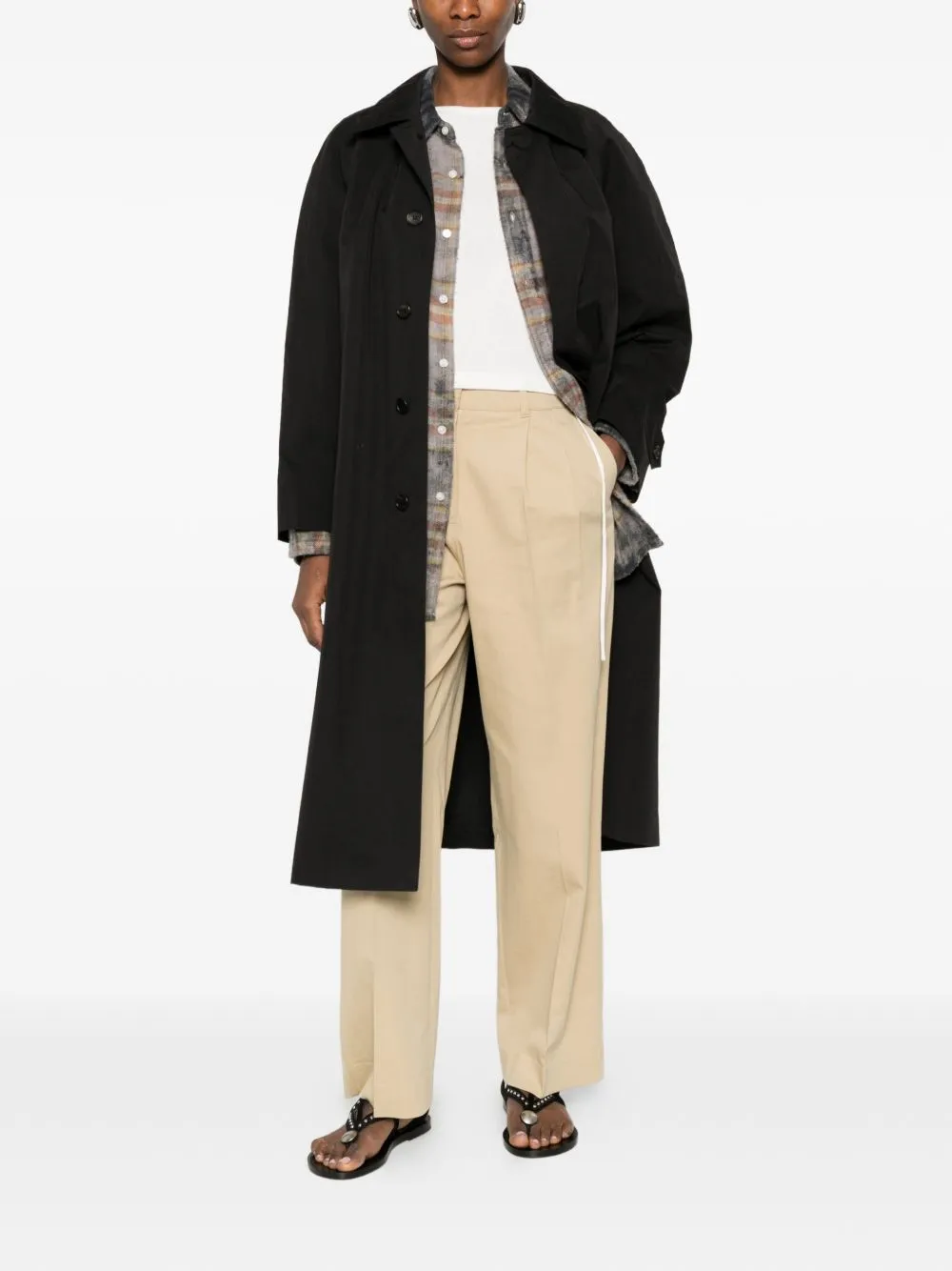 Cotton Blend Coat sold by Wanan Luxury product image thumbnail 4