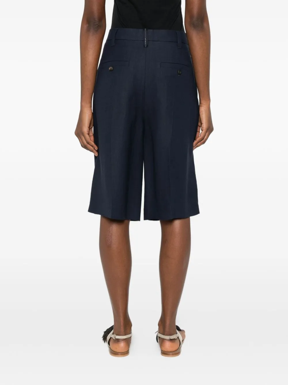 Linen Blend Bermuda Shorts sold by Wanan Luxury product image thumbnail 3