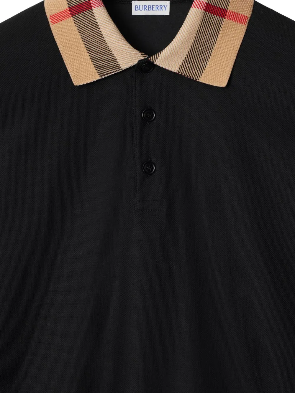 Check Collar Cotton Polo Shirt sold by Wanan Luxury product image thumbnail 4
