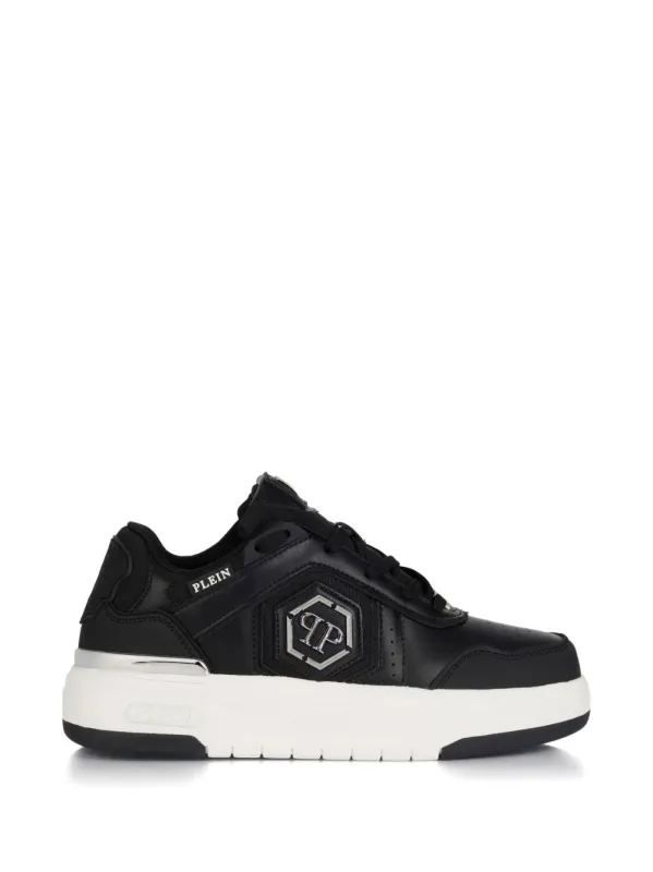 Flat Shoes Blacks And Greys made by Philipp Plein