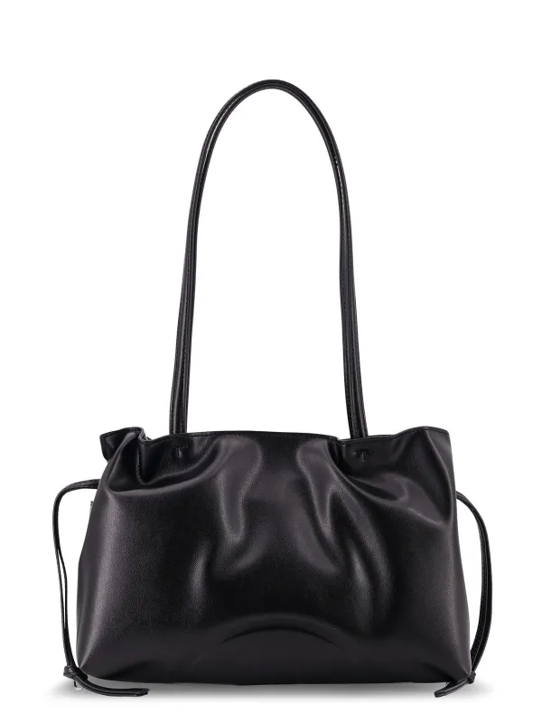 Ella Shoulder Bag With Embossed Logo On The Bottom made by Tory Burch