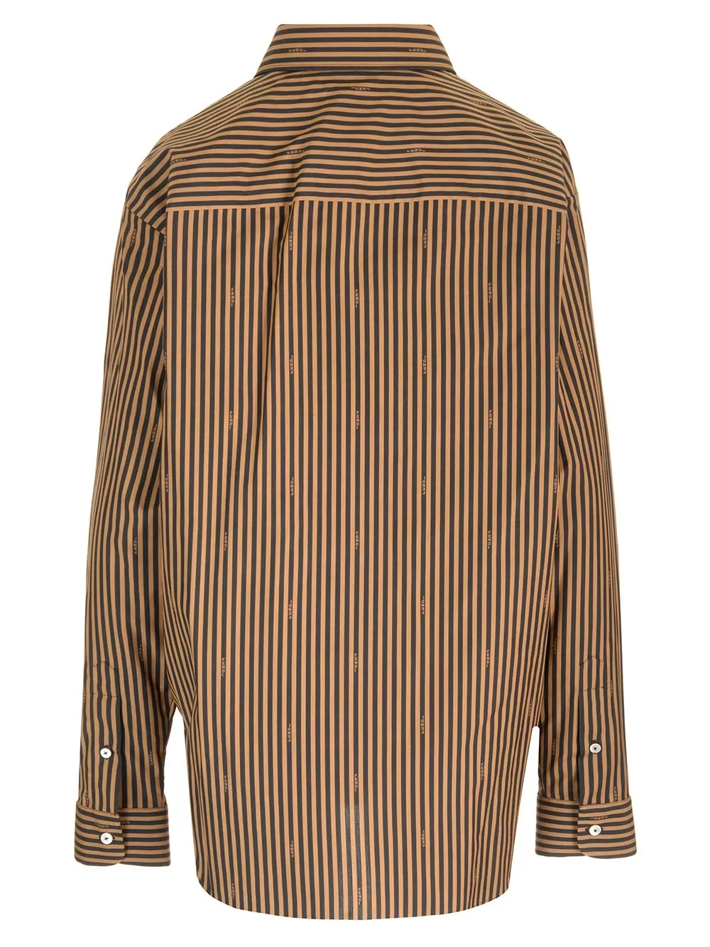 Pequin Poplin Shirt Shirts Brown sold by Wanan Luxury product image thumbnail 2