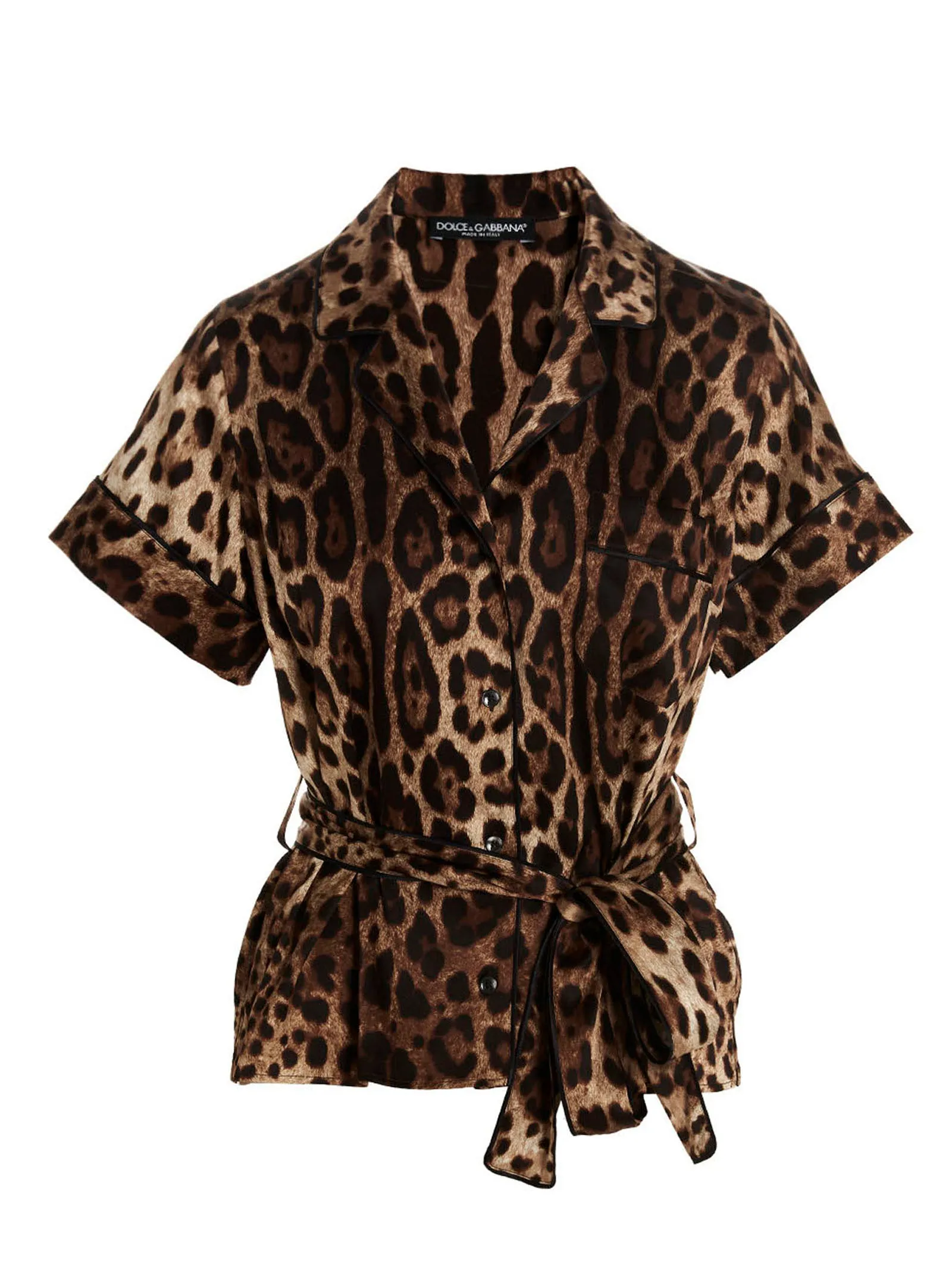 Leopard Shirt Shirt And Blouse Brown sold by Wanan Luxury
