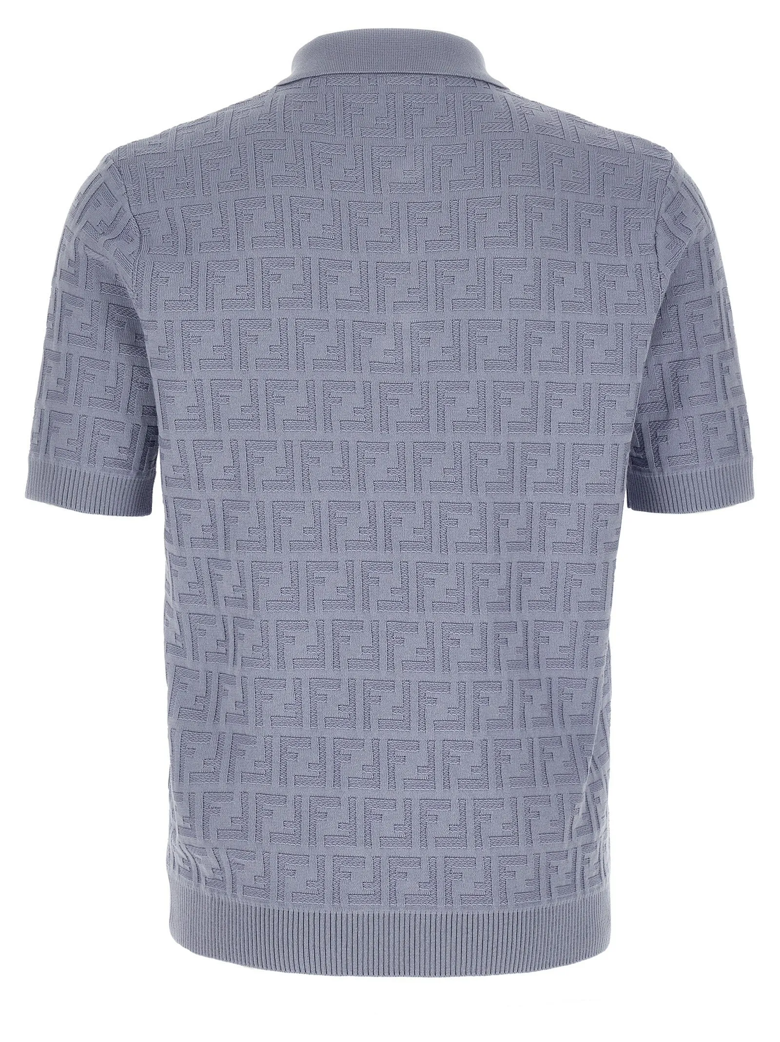 Ff Cotton Shirt Polo Light Blue sold by Wanan Luxury product image thumbnail 2