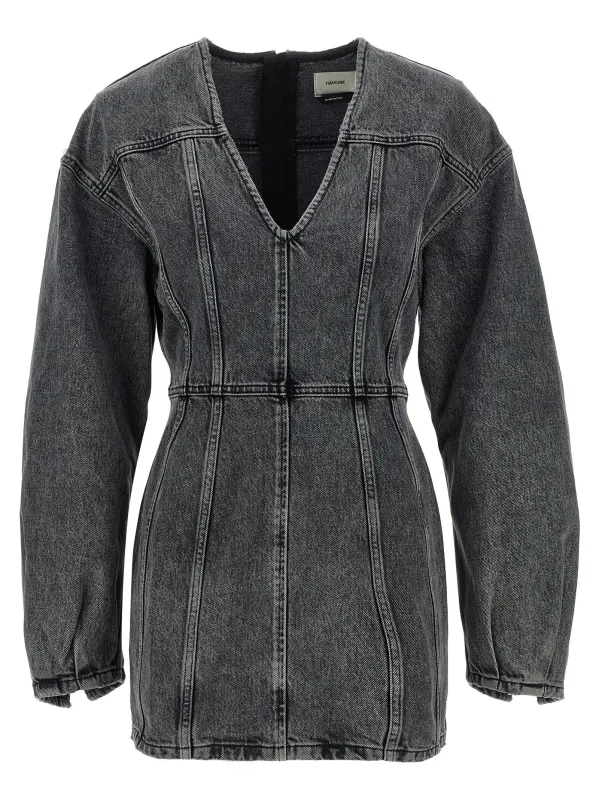 Denim Dress Dresses Gray sold by Wanan Luxury