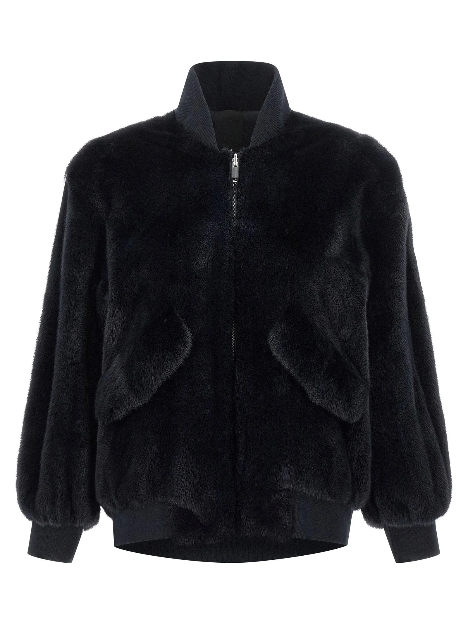 Bomber Fur Blue sold by Wanan Luxury