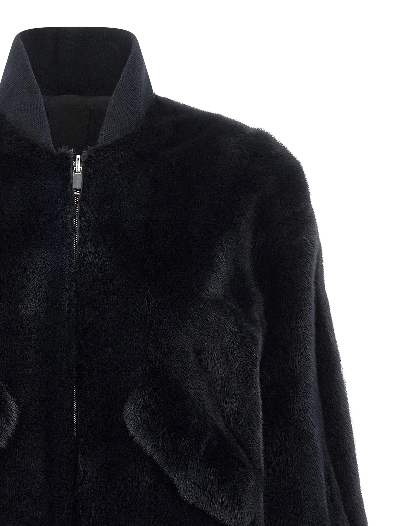 Bomber Fur Blue sold by Wanan Luxury product image thumbnail 4