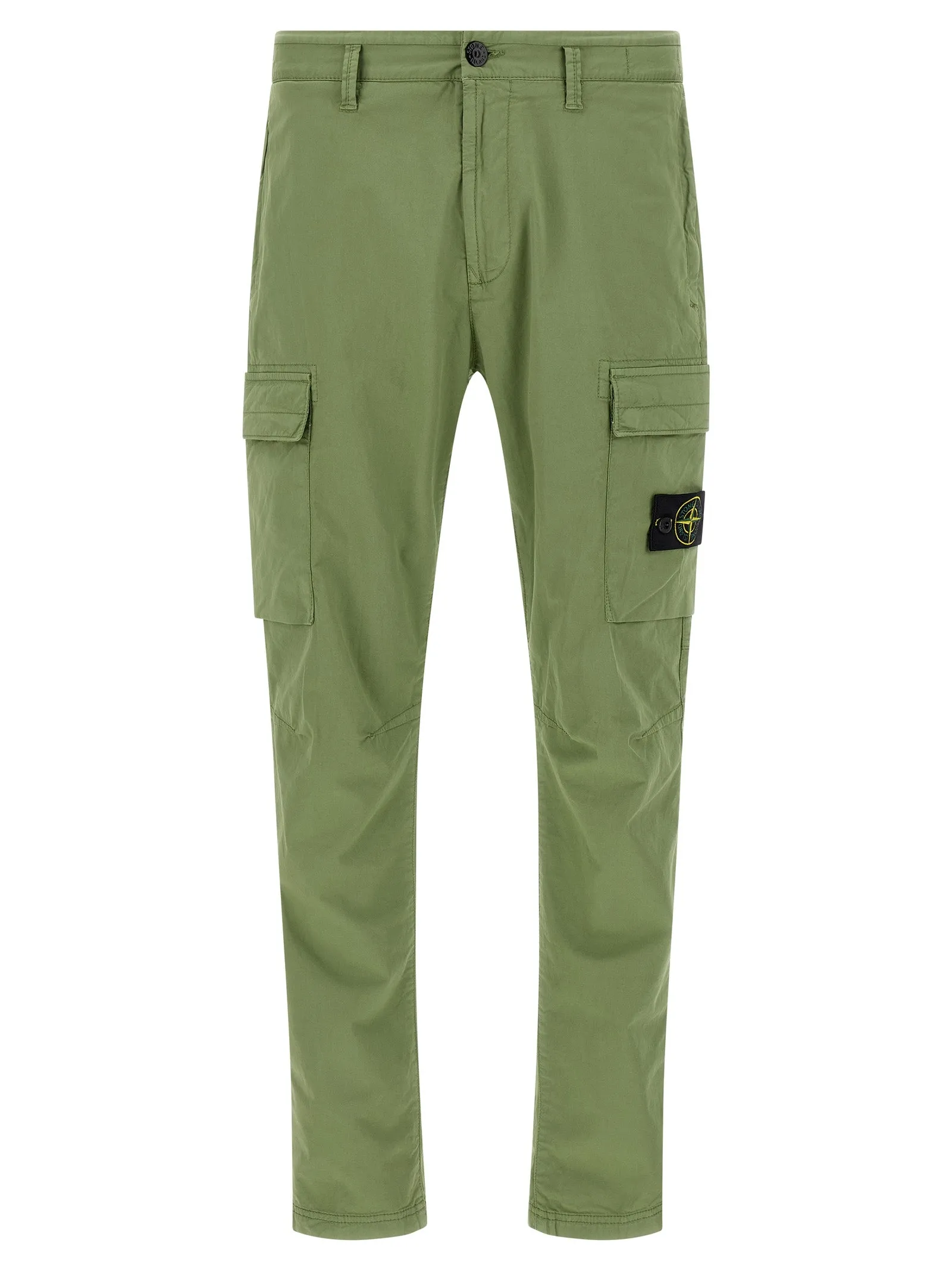 Logo Badge Cargo Pants Green sold by Wanan Luxury