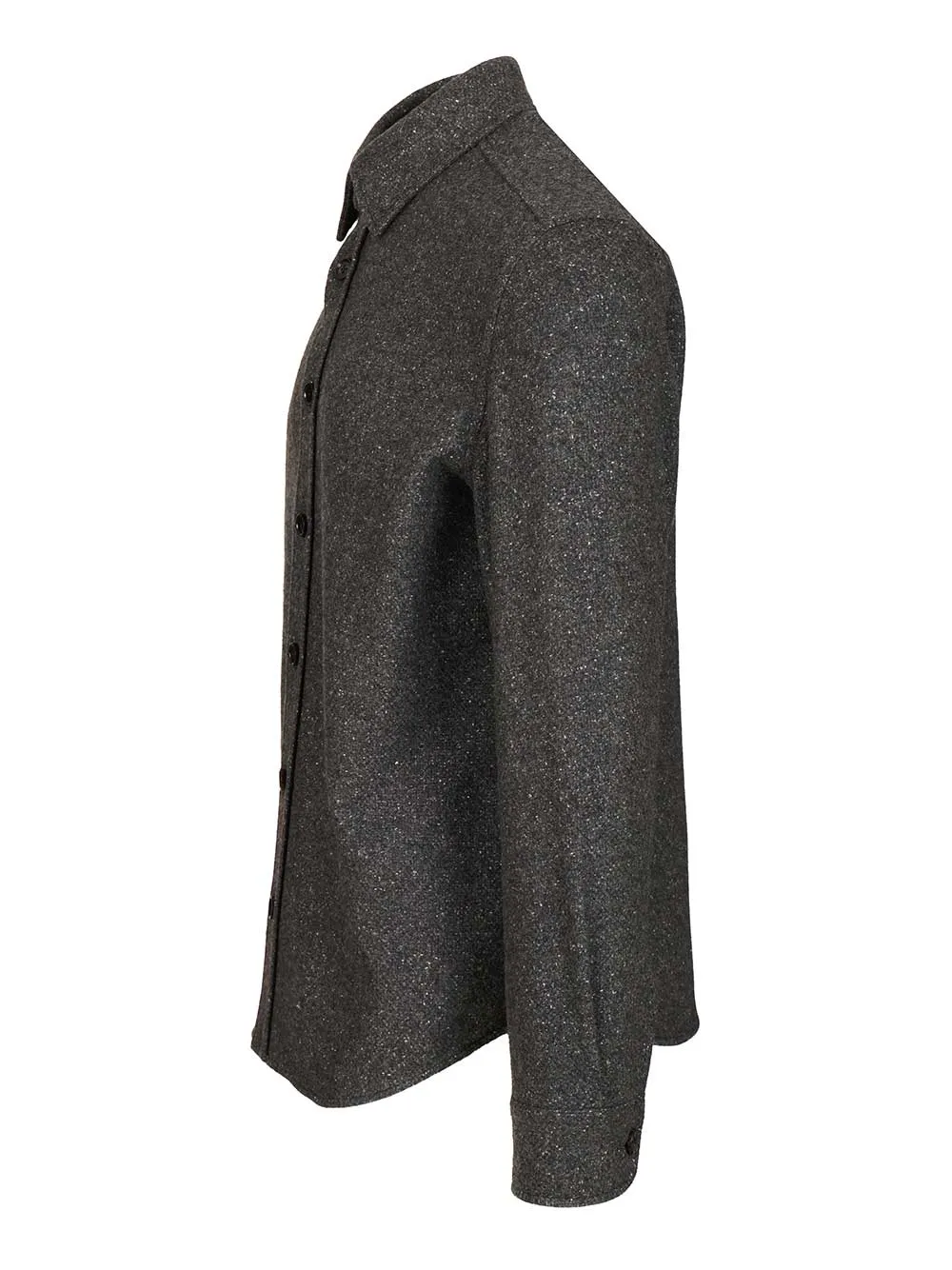 Cashmere And Silk Overshirt Jackets Grey sold by Wanan Luxury product image thumbnail 3