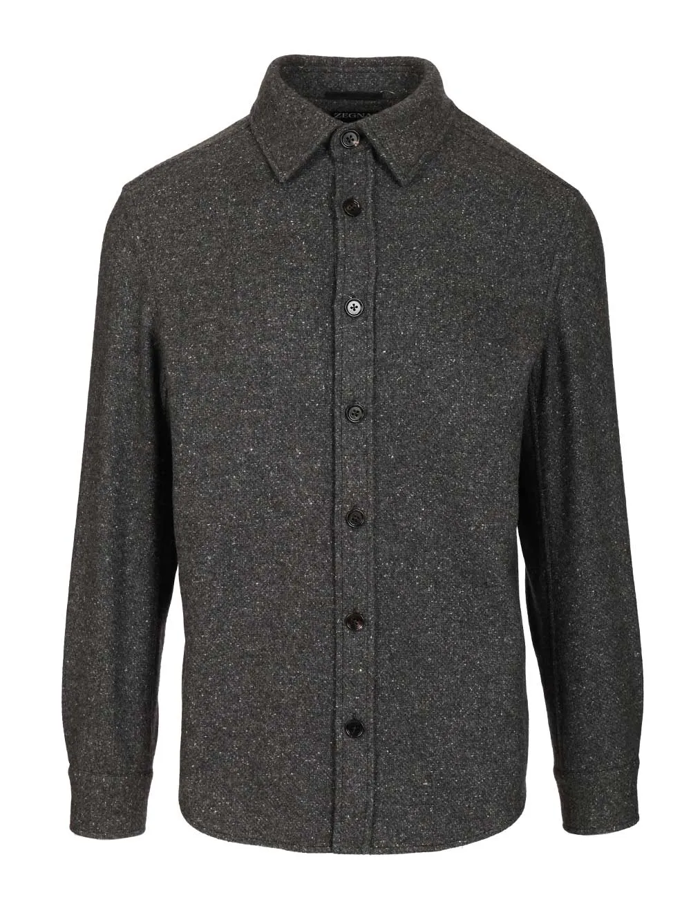 Cashmere And Silk Overshirt Jackets Grey sold by Wanan Luxury