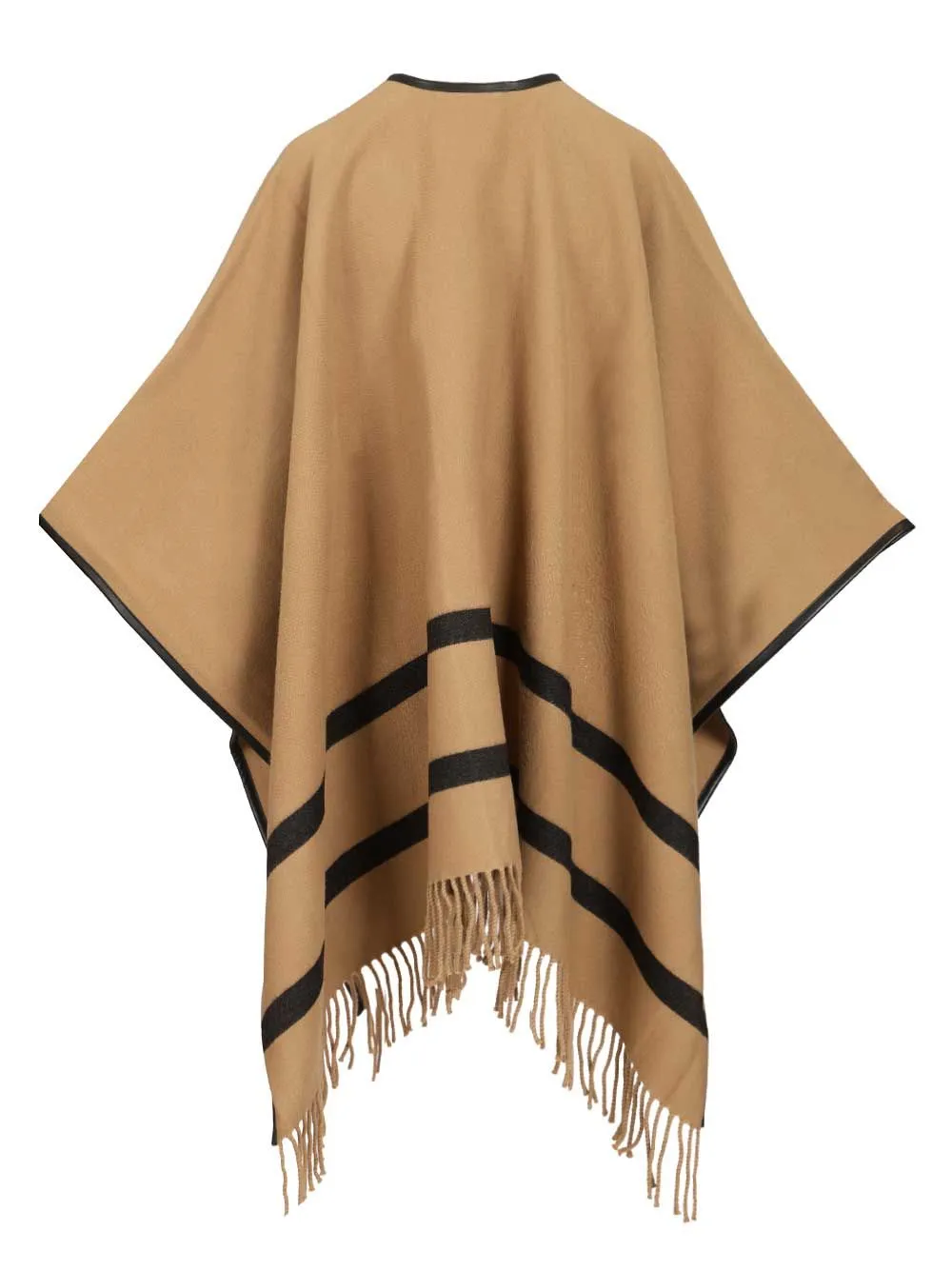 Aris Wool Poncho Coats Beige sold by Wanan Luxury product image thumbnail 2