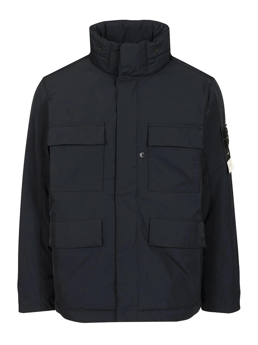 Padded Field Jacket In Micro Twil Jackets Blue sold by Wanan Luxury