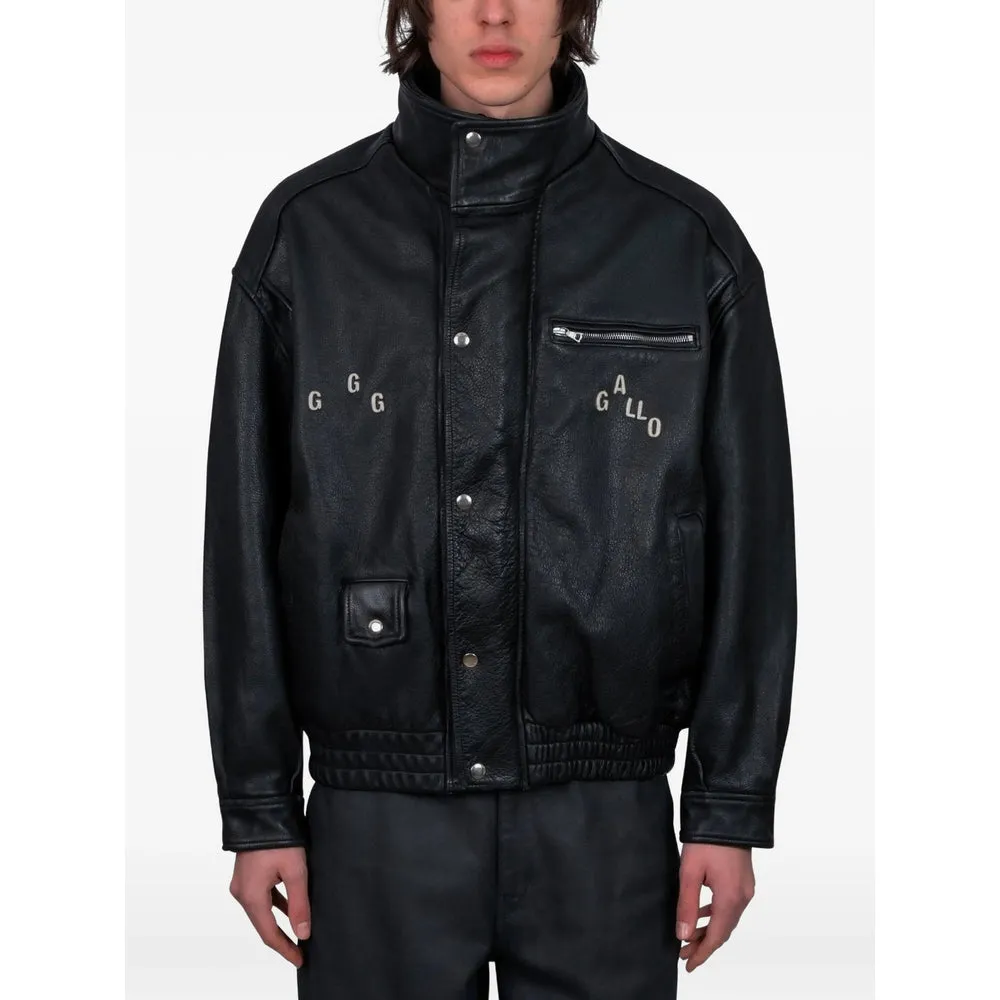 Leather Outerwears Black sold by Wanan Luxury