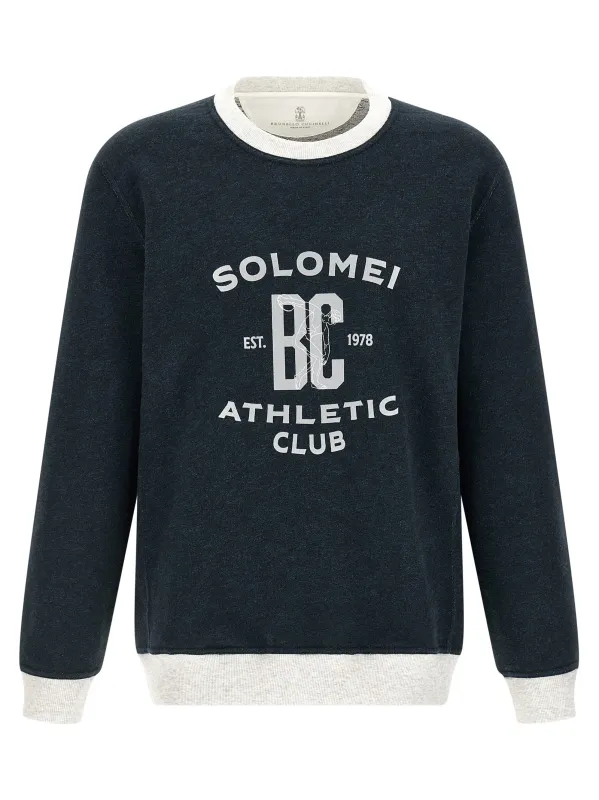 Cotton And Linen Sweatshirt Blue sold by Wanan Luxury