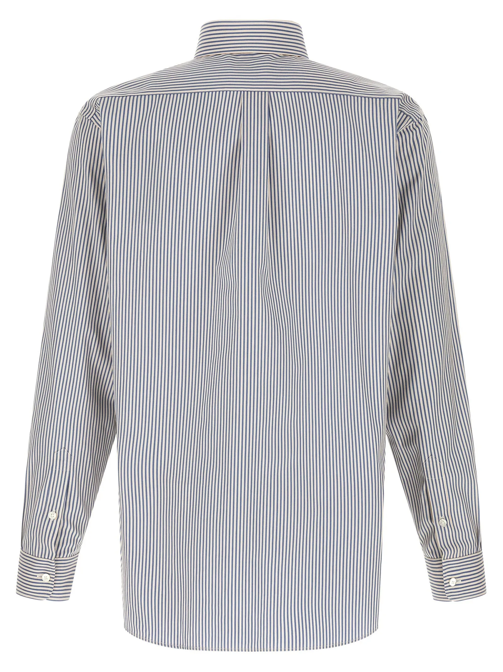 Striped Button-Down Shirt Shirt And Blouse Blue sold by Wanan Luxury product image thumbnail 2