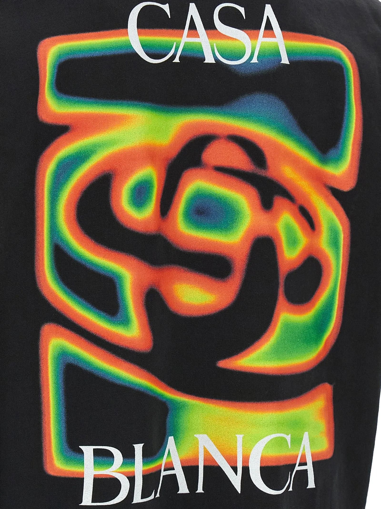 Heat Map Logo T-Shirt Black sold by Wanan Luxury product image thumbnail 4