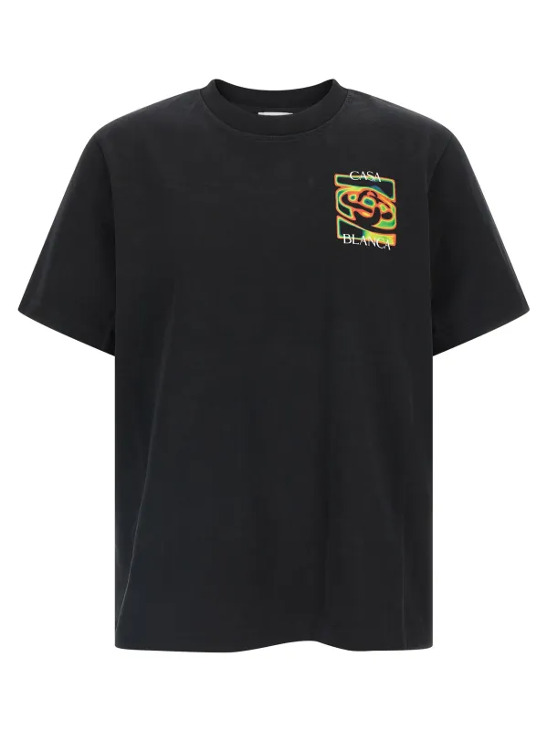 Heat Map Logo T-Shirt Black sold by Wanan Luxury