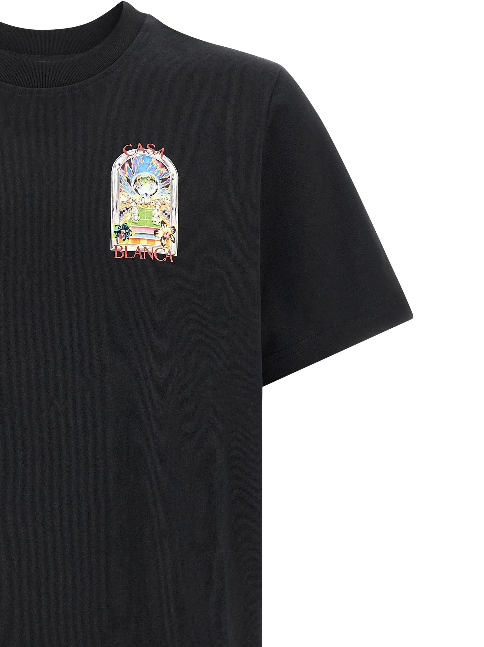 Tennis Landscape T-Shirt Black sold by Wanan Luxury product image thumbnail 3