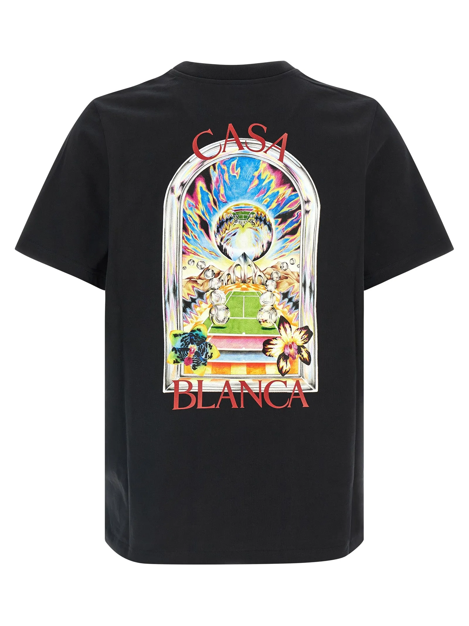 Tennis Landscape T-Shirt Black sold by Wanan Luxury product image thumbnail 2