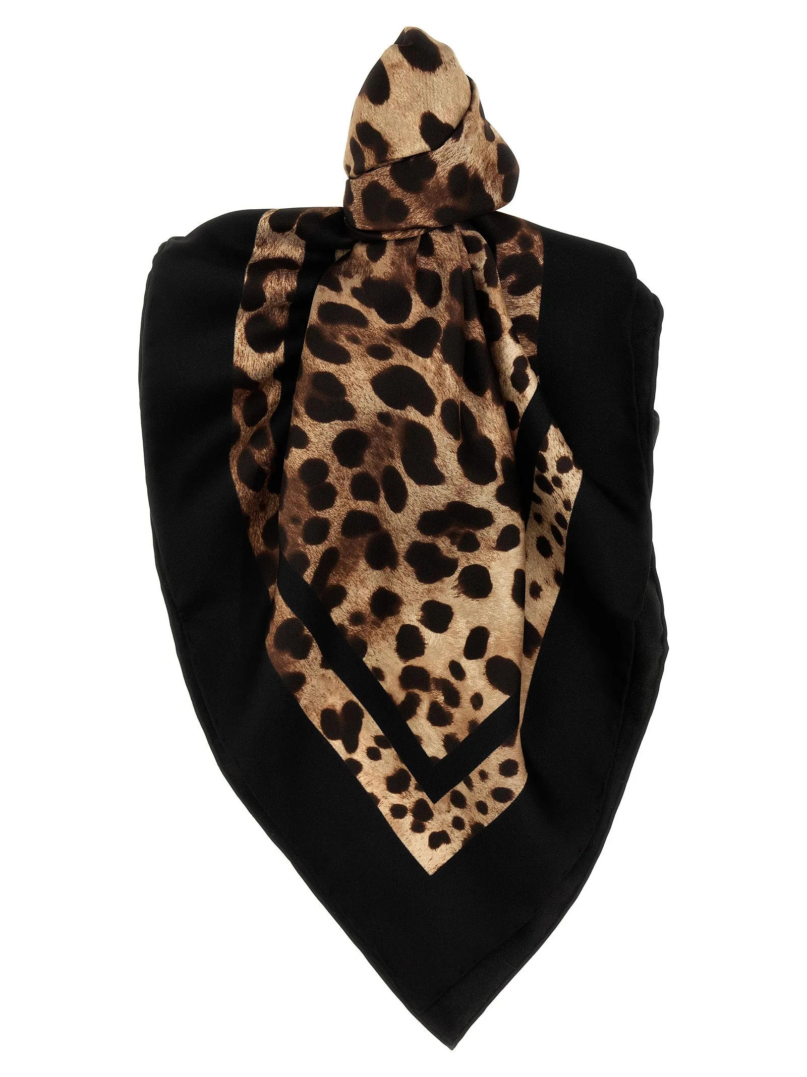 Leopard Scarves And Foulards Brown sold by Wanan Luxury