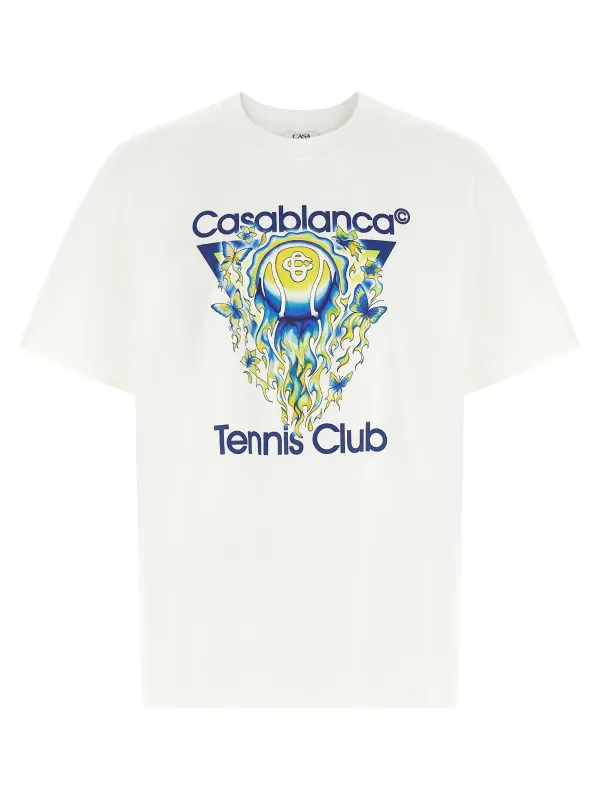 Tennis Club Icon T-Shirt White sold by Wanan Luxury
