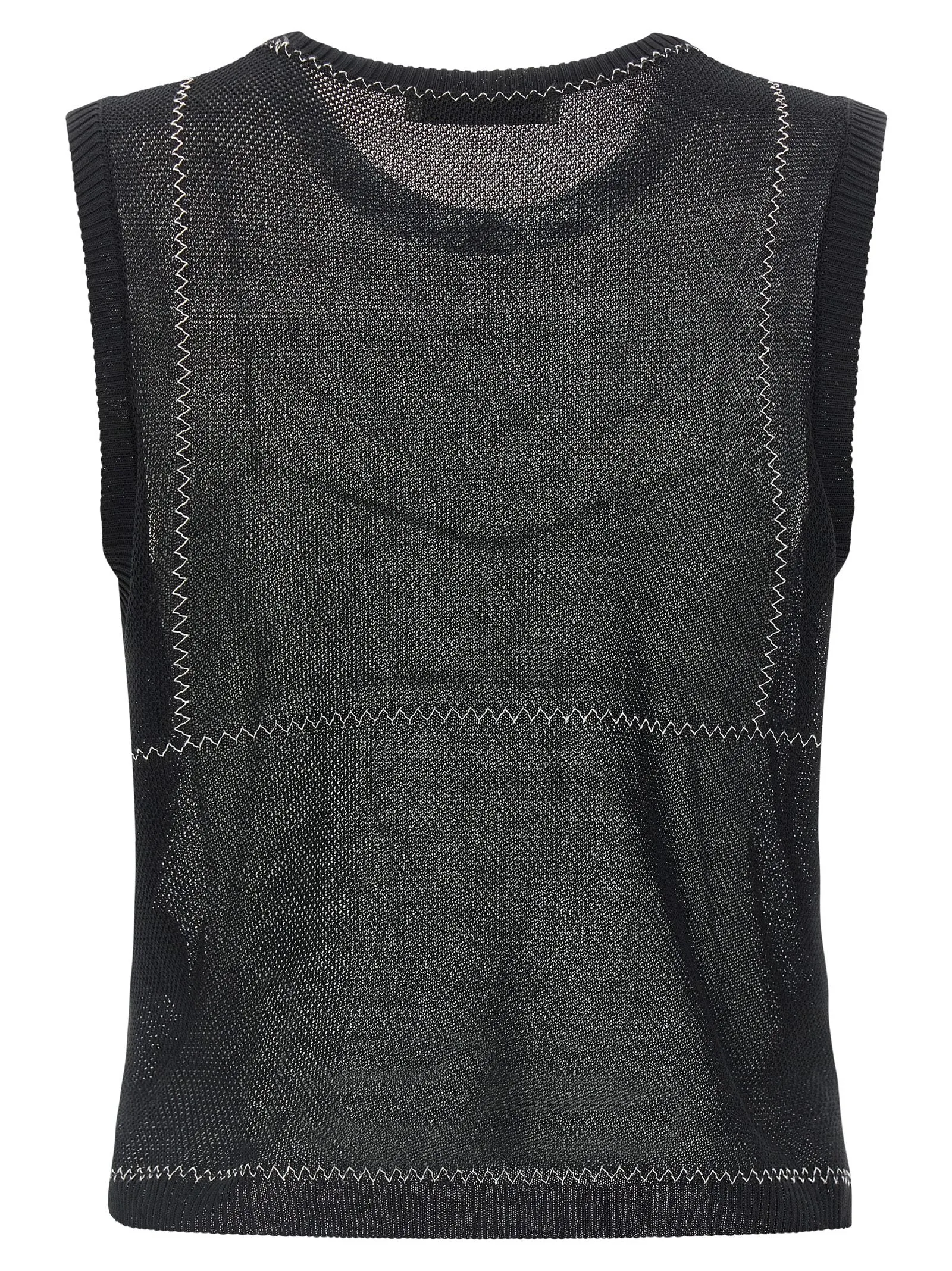 Mesh Top Tops Black sold by Wanan Luxury product image thumbnail 2