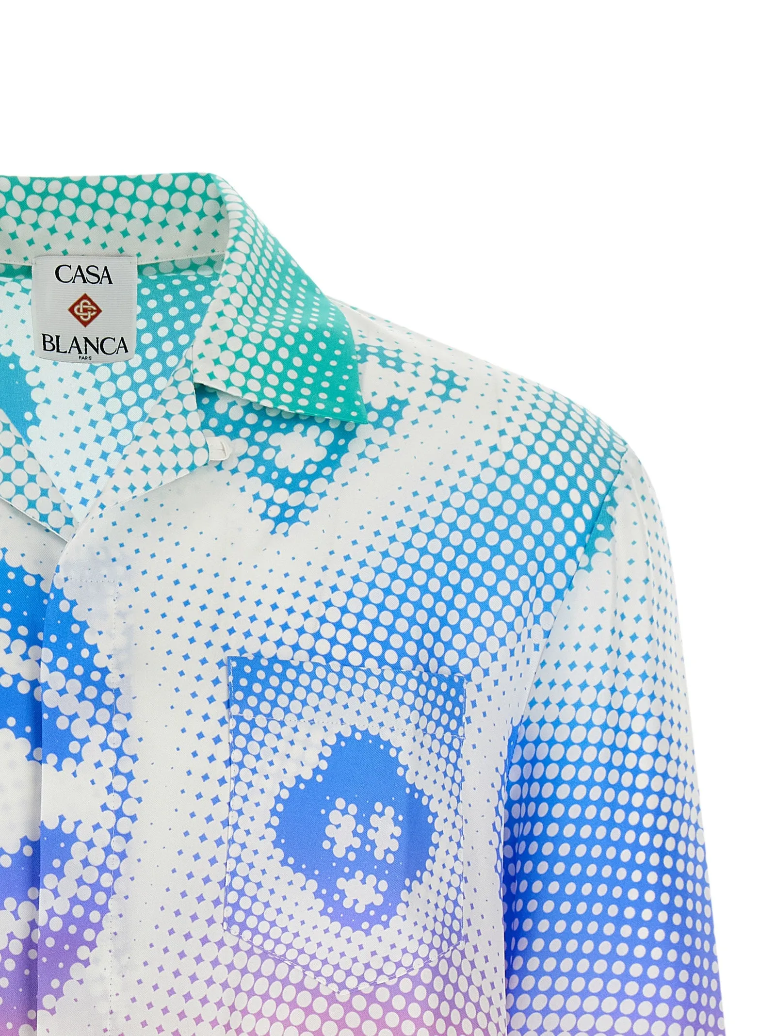 Halftone Logo Shirt And Blouse Multicolor sold by Wanan Luxury product image thumbnail 3