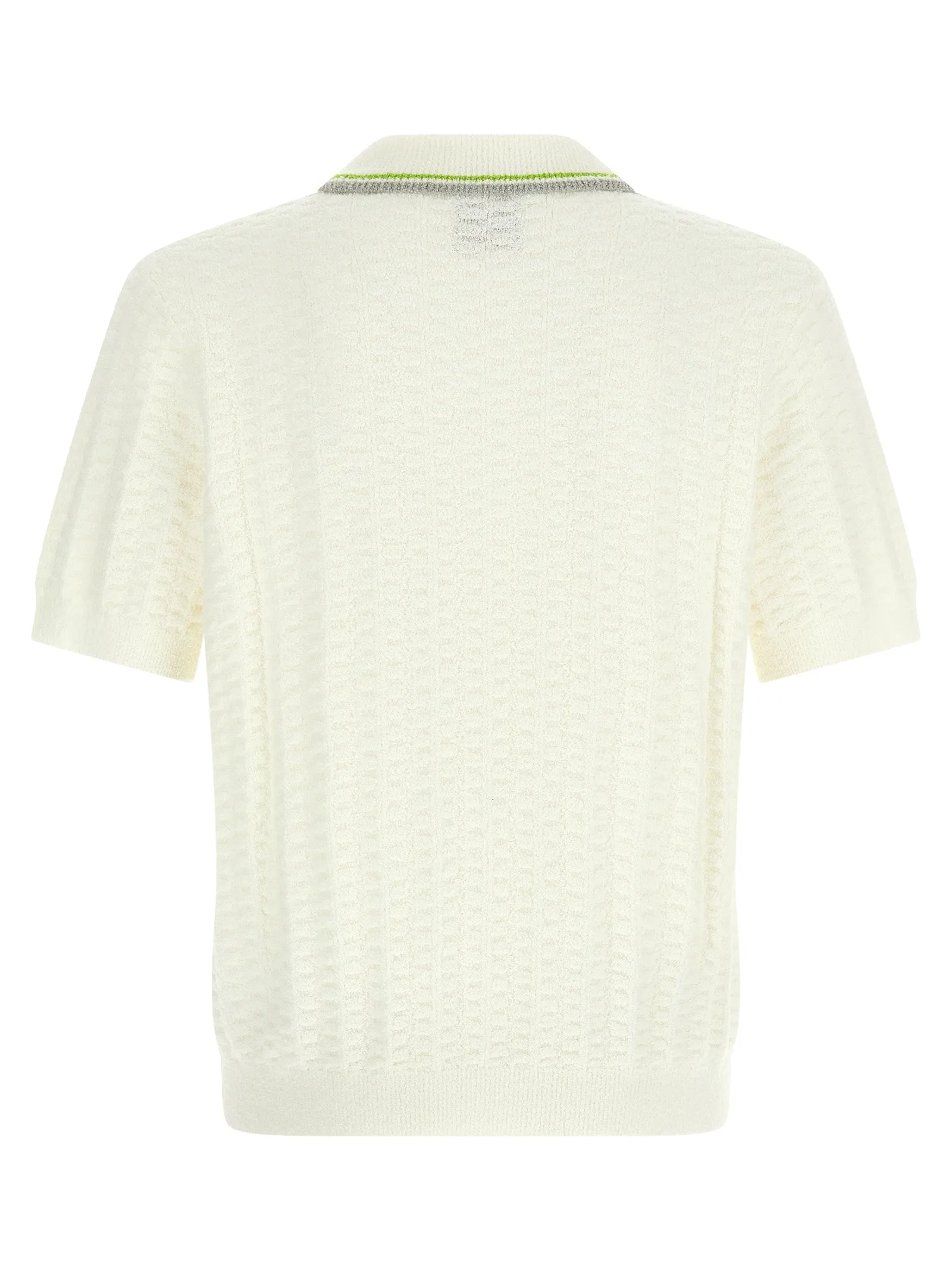 Tennisbouclé Polo White sold by Wanan Luxury product image thumbnail 2