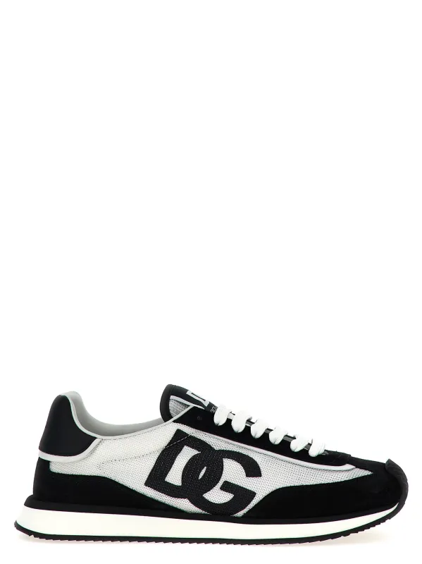 Dg Cushion Sneakers White/Black made by Dolce & Gabanna