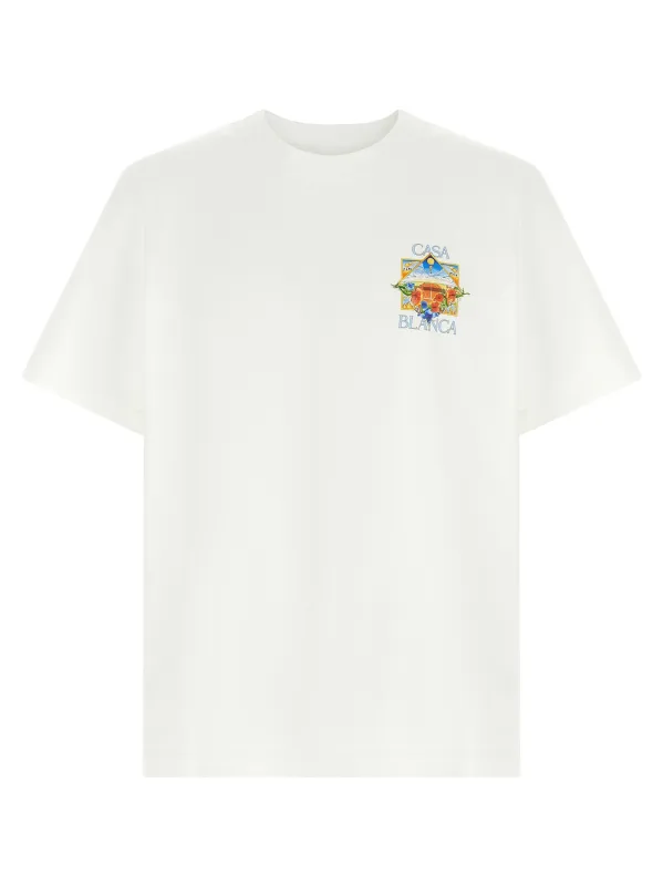 Flower Court Icon T-Shirt White sold by Wanan Luxury